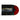 Vinyl LP Red & Black Marble