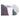 Vinyl LP Half White Half Grey Transparent